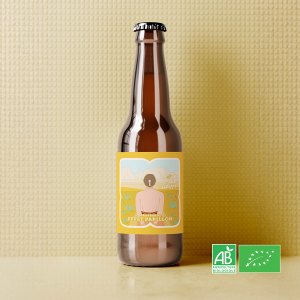 LOOK LIKE GRUIT – PALE ALE aux plantes sauvages – BIO de la Brasserie Effet Papillon à Mérignac – 5,5% vol.
