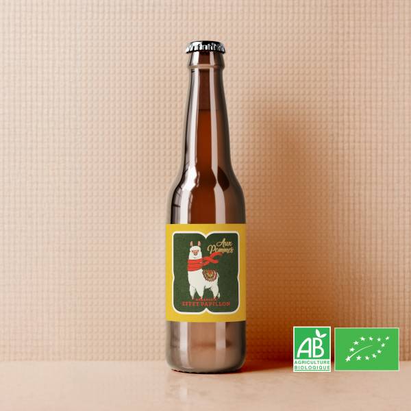 Aux Pommes – IMPERIAL SOUR AU JUS DE POMME – BIO de la Brasserie Effet Papillon à Mérignac - 9.5% vol.