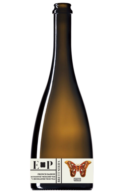 Bière Brett Series - French Saison 2021– 7%vol -  33cl et fût de 20L Brasserie Effet Papillon