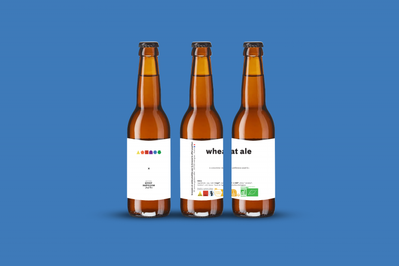 La Wheat Ale d’Un Bar avec des Formes